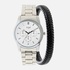 Regal klockset herr - metall, silver/vit, 42mm