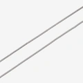 Silverhalsband popcornlänk - 1,2 mm/38 cm