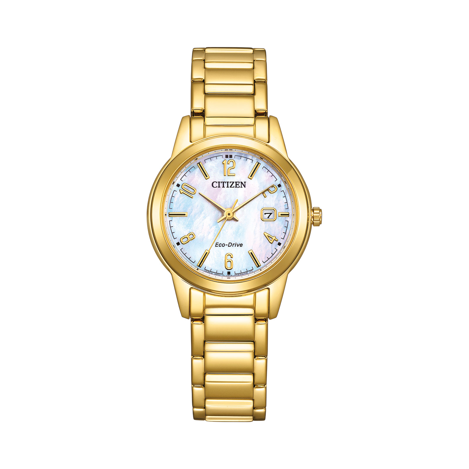 Citizen Eco Drive dam guld/pärlemor FE1242-78D