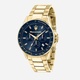 Maserati Sfida metallband blå/guld  - R8873640008