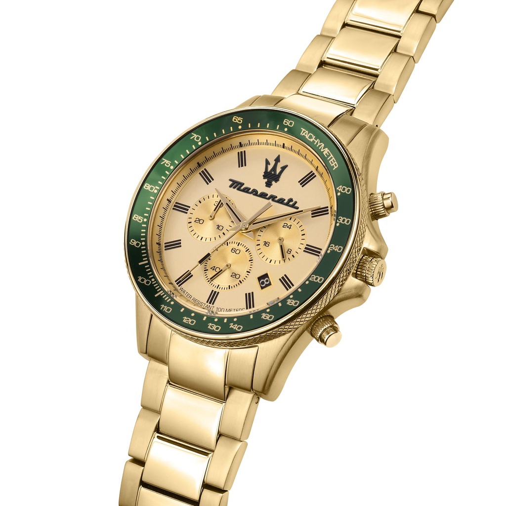 Maserati Sfida metallband guld  - R8873640005