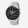 Maserati Traguardo metallband svart/stål  - R8873612042