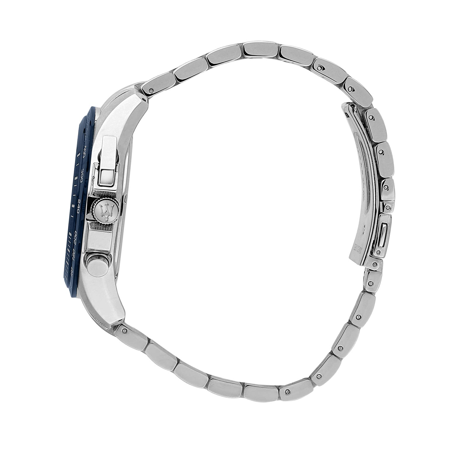 Maserati Traguardo metallband blå/stål  - R8873612043