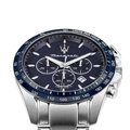Maserati Traguardo metallband blå/stål  - R8873612043