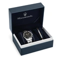 Maserati Competizione metall klockset svart/stål  - R8873600001
