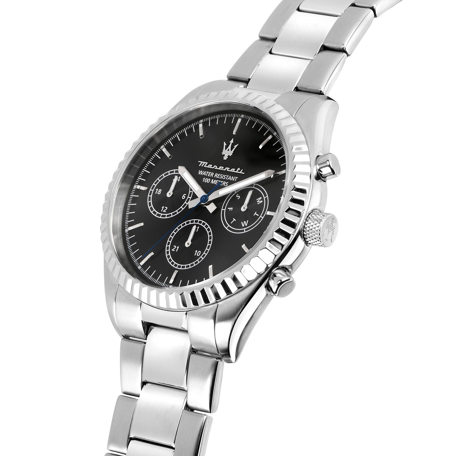 Maserati Competizione metallband svart/stål  - R8853100023