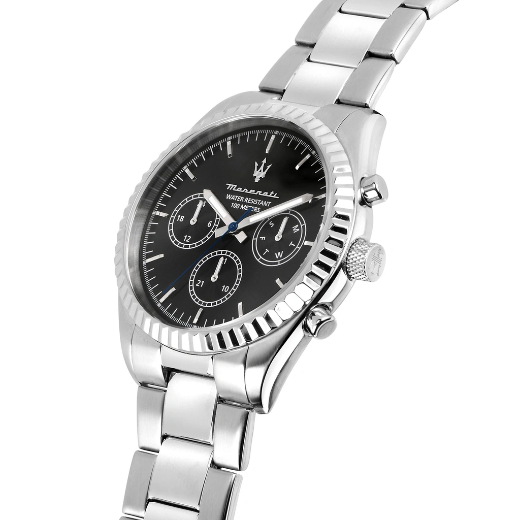 Maserati Competizione metallband svart/stål  - R8853100023