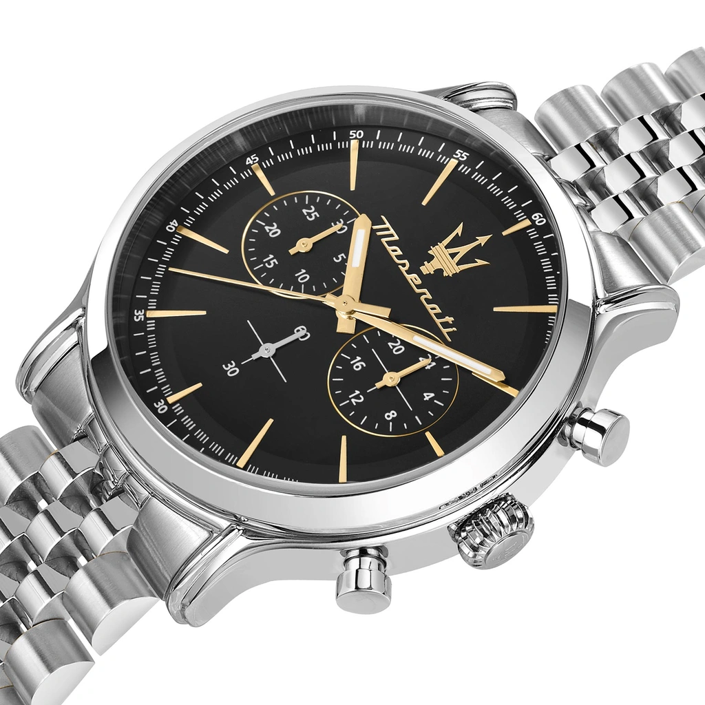 Maserati Epoca metallband svart/stål  - R8873618017