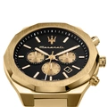 Maserati Stile metallband svart/guld  - R8873642001