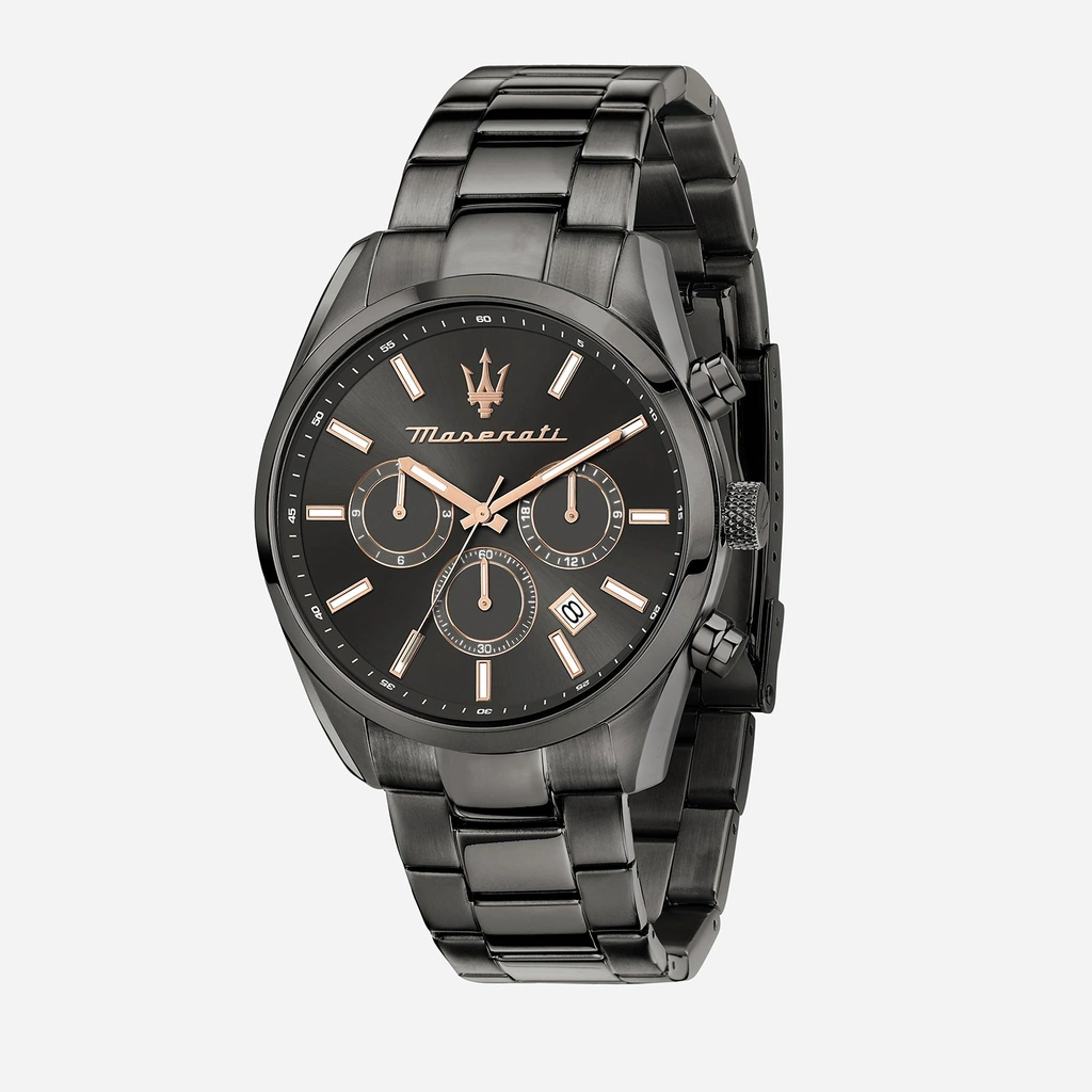 Maserati Attrazione metallband svart/svart stål  - R8853151001