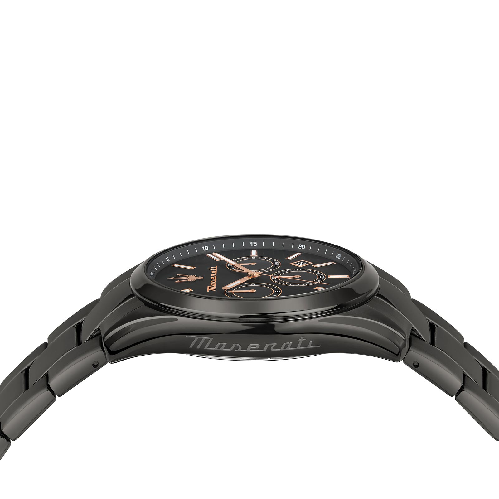 Maserati Attrazione metallband svart/svart stål  - R8853151001