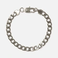 Stålarmband herr 7mm platt pansar 20cm