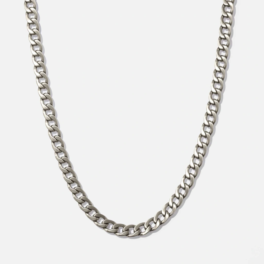Stålhalsband herr 7mm Chainlink 55cm