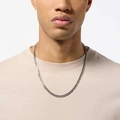 Silverhalsband herr 5,8mm pansar 55cm