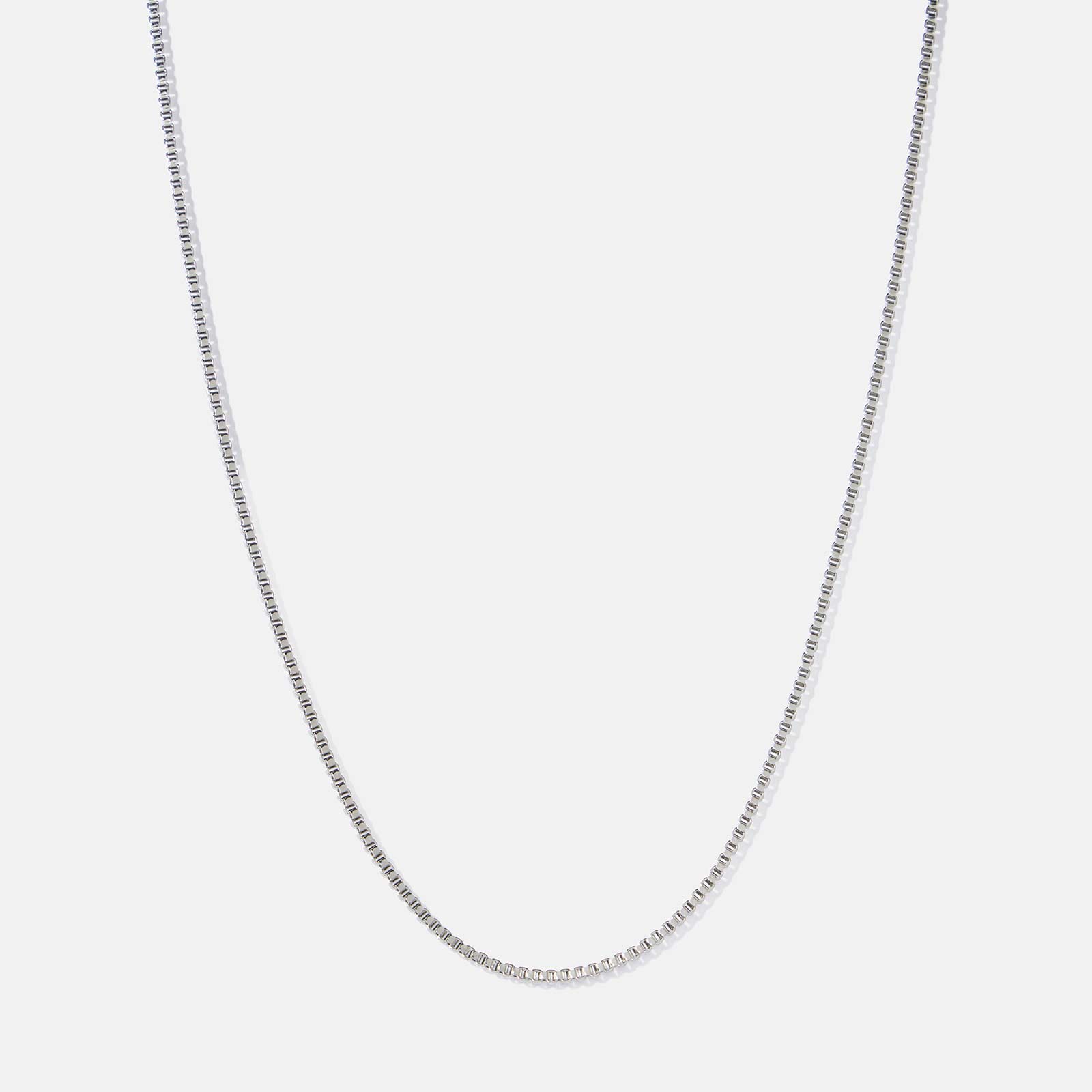 Stålhalsband herr - Box Chain 55cm