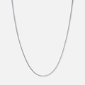 Stålhalsband herr - Box Chain 55cm