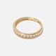 Ring 18k guld - kanalinfattad alliansring