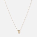 Halsband 9k guld - bokstav B, 43cm