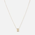 Halsband 9k guld - bokstav B, 43cm