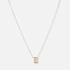 Halsband 9k guld - bokstav B, 43cm