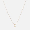 Halsband 9k guld - bokstav C, 43cm
