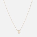 Halsband 9k guld - bokstav D, 43cm