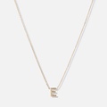 Halsband 9k guld - bokstav E, 43cm
