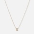 Halsband 9k guld - bokstav E, 43cm