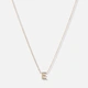 Halsband 9k guld - bokstav E, 43cm