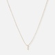 Halsband 9k guld - bokstav I, 43cm