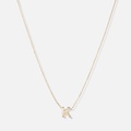 Halsband 9k guld - bokstav K, 43cm