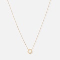 Halsband 9k guld - bokstav O, 43cm