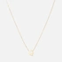 Halsband 9k guld - bokstav Q, 43cm