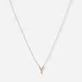 Halsband 9k guld - bokstav Y, 43cm