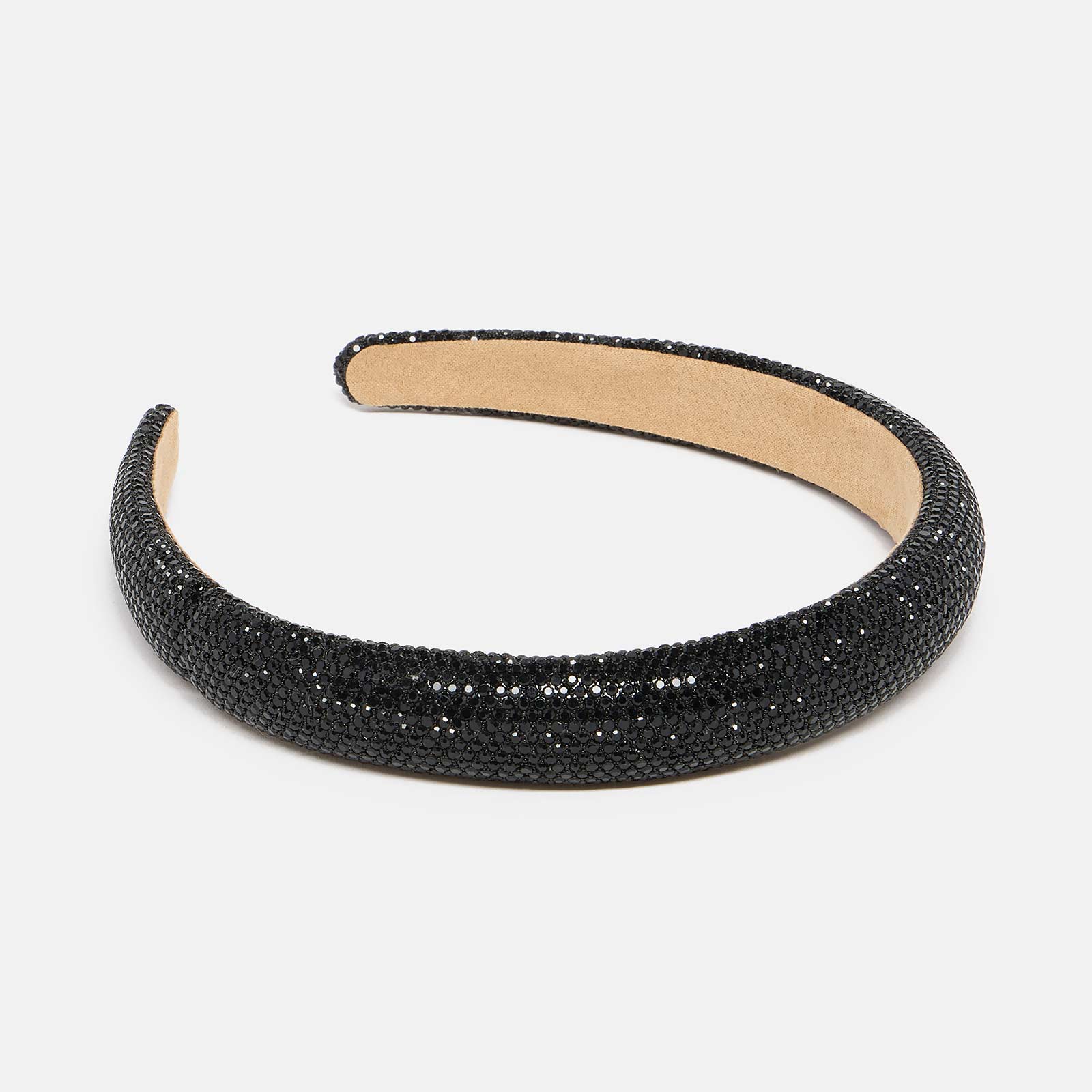 Svart glittrigt diadem