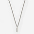 Stålhalsband herr 2mm pansar m bricka 55cm