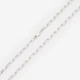 Silverhalsband herr, ankarkedja, 55cm