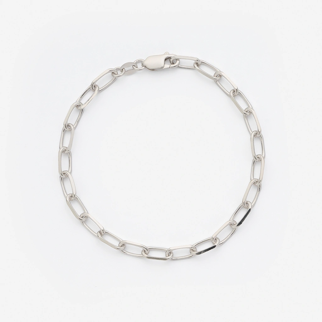 Silverarmband herr, ankarkedja, 21cm