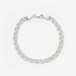 Armband dam i silver, 5,5mm bismarck 18cm