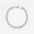 Armband dam i silver, 5,9mm bismarck 18cm