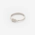 Ring i silver, 9 stenar - st. 18,5