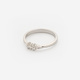 Ring i silver, 9 stenar - st. 18,5