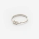 Ring i silver, 9 stenar - st. 18,5