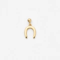 Hängsmycke i guldpläterat  silver - hästsko