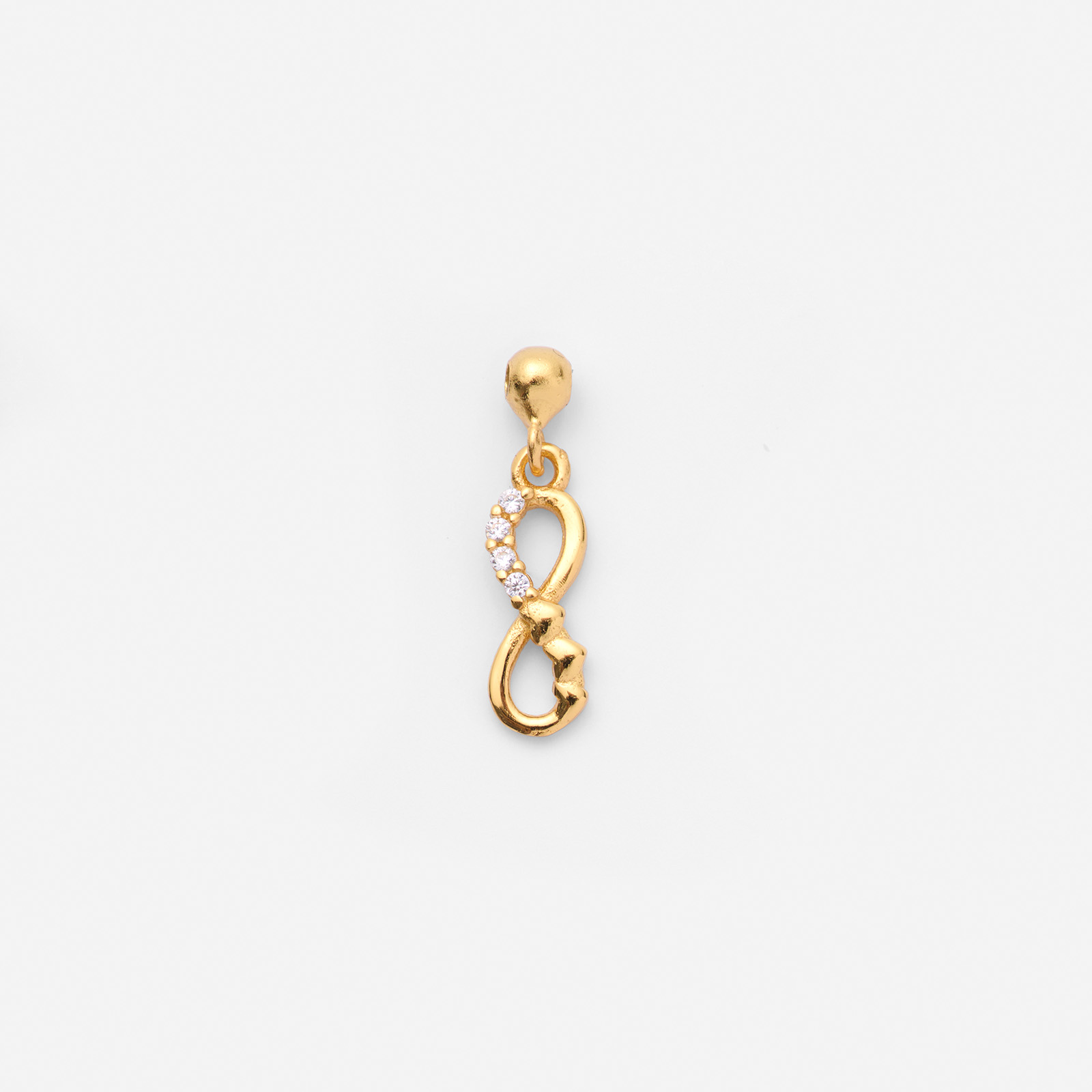 Hängsmycke i guldpläterat silver - infinitysymbol