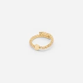 18k guldpläterat ring - hjärta, onesize