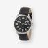 Moretime herrklocka läderband svart/svart - 42 mm