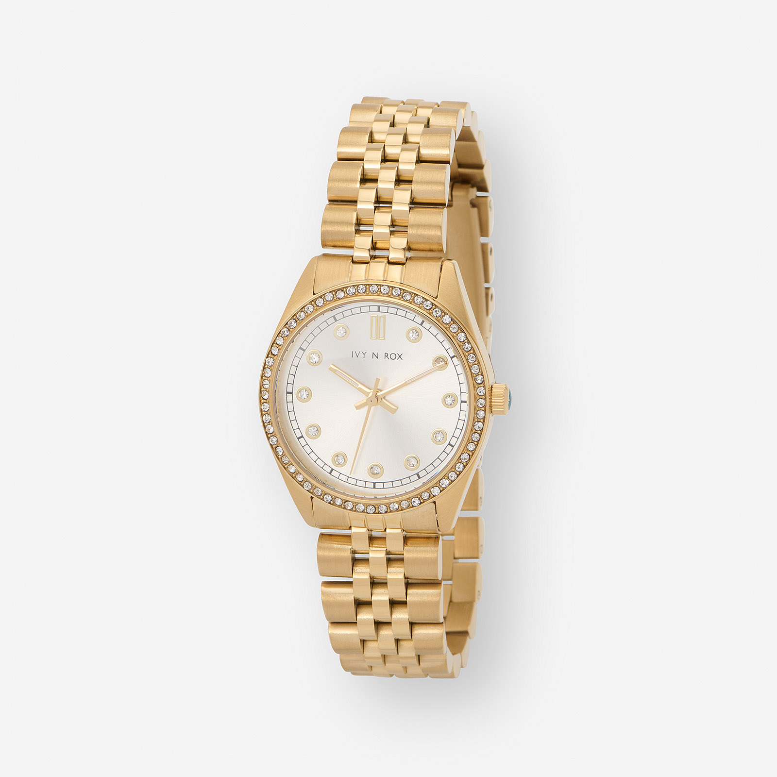 Ivy n Rox Glow damklocka - guld/vit