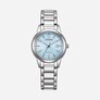 Citizen Elegance Eco-Drive Stål/ljusblå - FE1241-71L