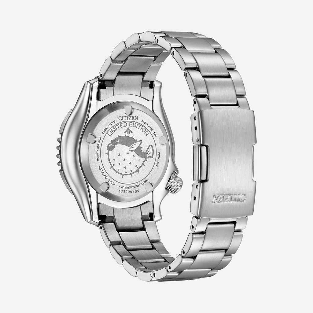 Citizen Promaster Marine Automatic, stål/svart - NY0160-66E